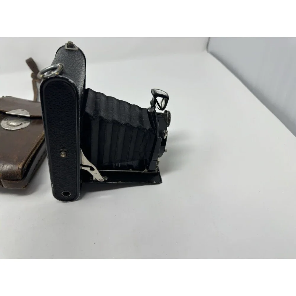 ORIONWERK PLATE CAMERA W/Leather Case Antique (Nonfunctional /For parts)